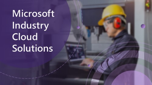 Microsoft Industry Cloud Solutions banner