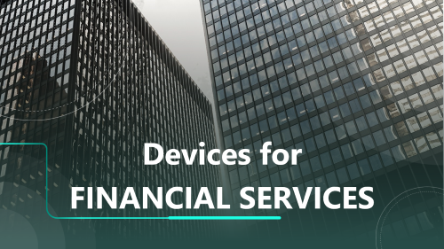 Devices for Financial Services banner