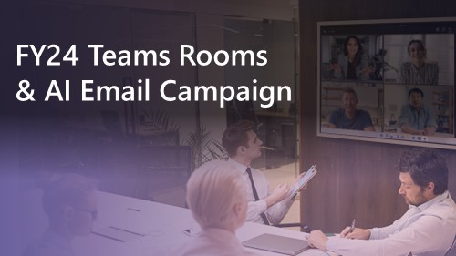 Teams rooms and AI Email campaign banner