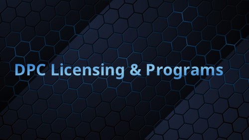 Licensing banner