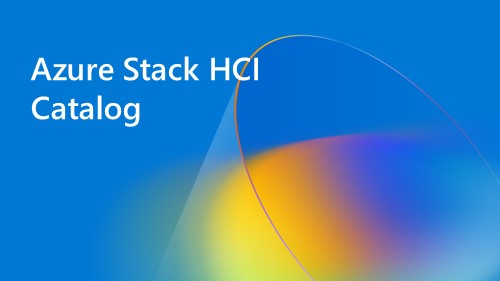 Product Apps Infra Azure Stack HCI Catalog