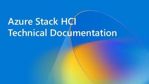 Azure Stack HCI Technical Documentation banner