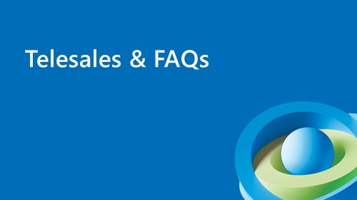 Telesales  FAQs banner