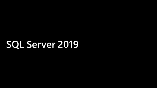 SQL Server 2019 banner