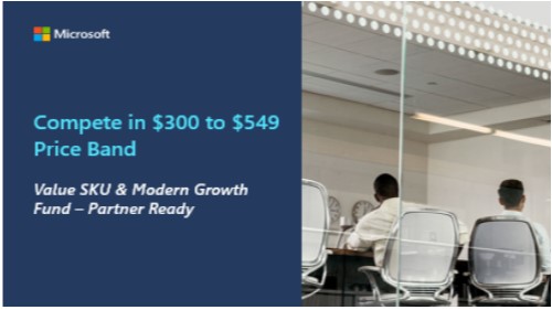 Image of Employees sitting in workstation with banner text