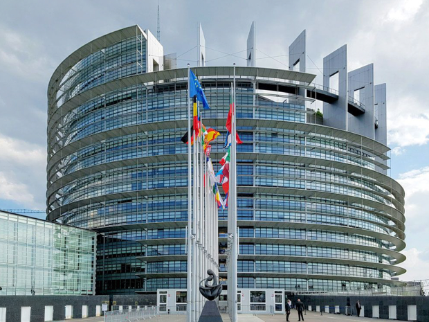 The European Parliament in Strasbourg, France.