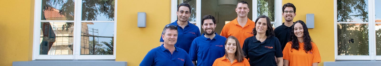 Members of the Connecting Software team gather for a photo