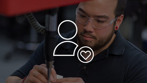 man working on machines