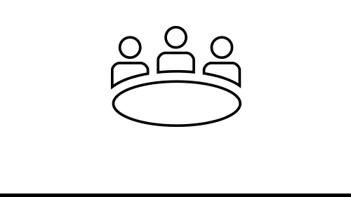 group of people around table