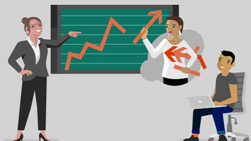 person discussing on board