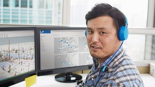 man a with headphone