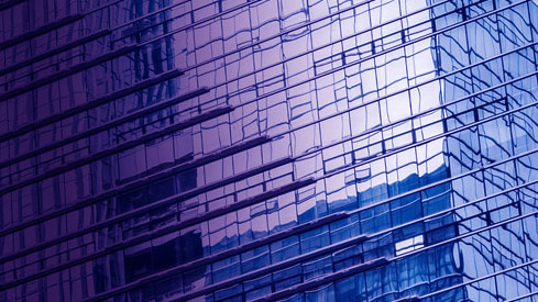 Image of glass windows on a building