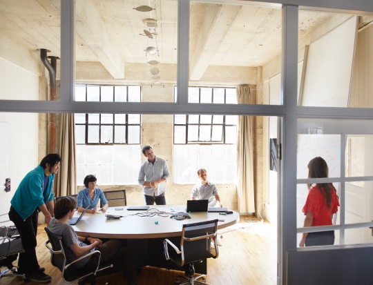 Conference room meeting