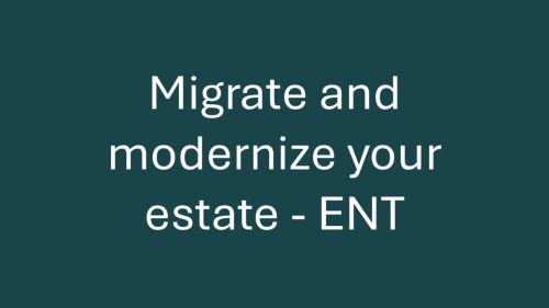 Migrate and modernize image