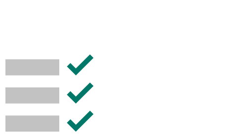 A simple illustration of a checklist