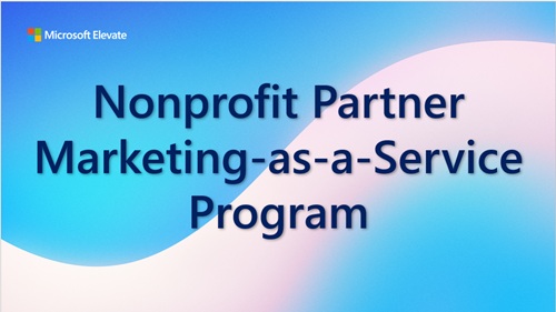 Nonprofit Partner Marketing as a Service Resources