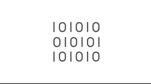 Illustration of binary code