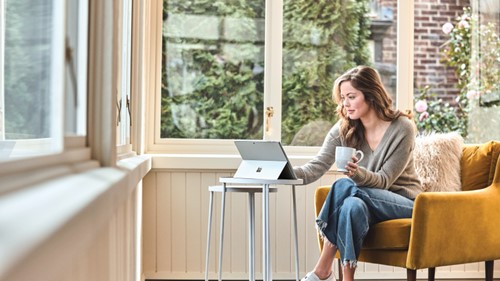 Person using Surface Laptop